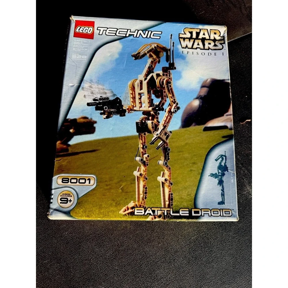 LEGO‎ Technic 8001 Star Wars Battle Droid 1999 Sealed Bags Box Complete